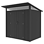 Gardol Gerätehaus Style (Außenmaß inkl. Dachüberstand (B x T): 225 x 190 cm, Metall, Schwarz) | BAUHAUS