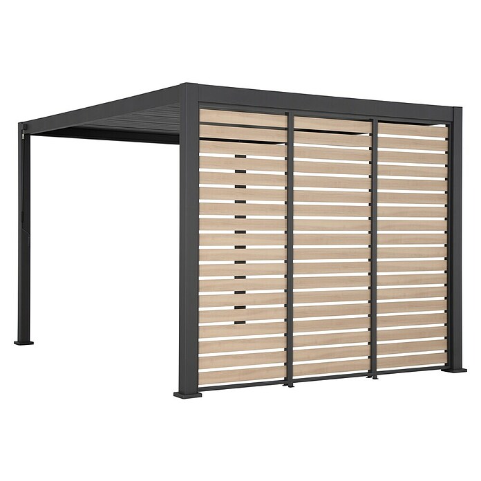 Sunfun Bočna stranica paviljona - lamelna za paviljon Lucca  (D x V: 123 x 233 cm) | BAUHAUS