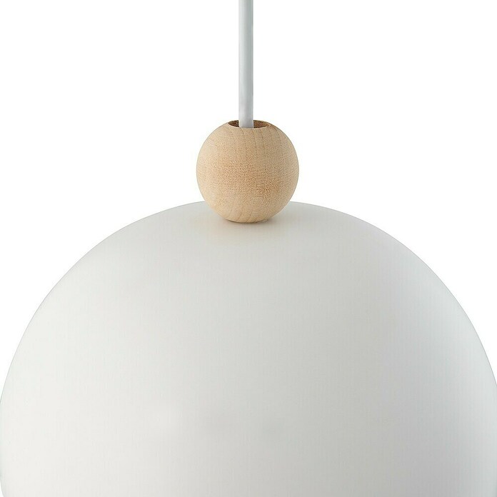 Nordlux Lámpara colgante redonda Gaston (40 W, Ø x Al: 20 x 200 cm, Blanco, E27) | BAUHAUS