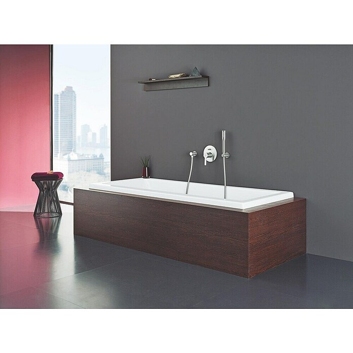 Grohe Lineare UP-Badewannenarmatur (Supersteel, Matt) | BAUHAUS
