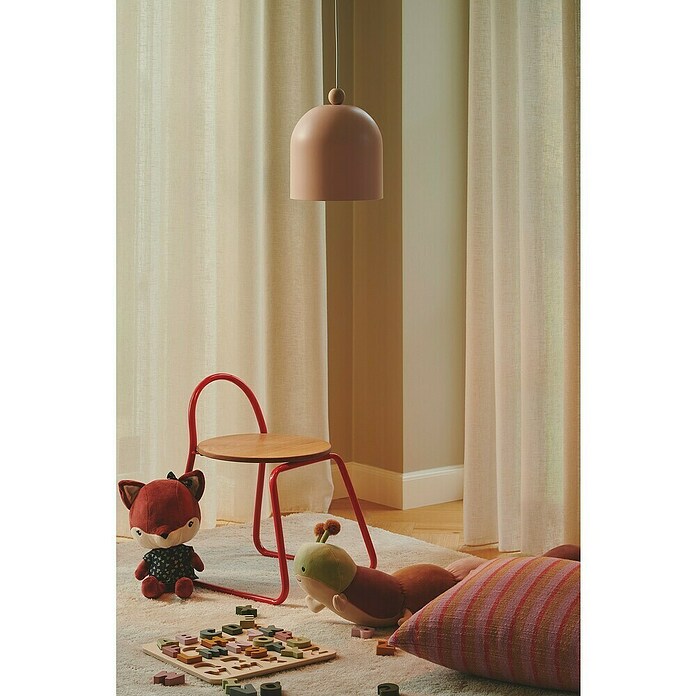Nordlux Lámpara colgante redonda Gaston (40 W, Ø x Al: 20 x 200 cm, Rosa, E27) | BAUHAUS