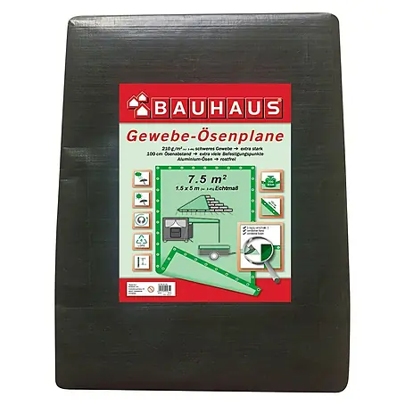 BAUHAUS Gewebe-Ösenplane