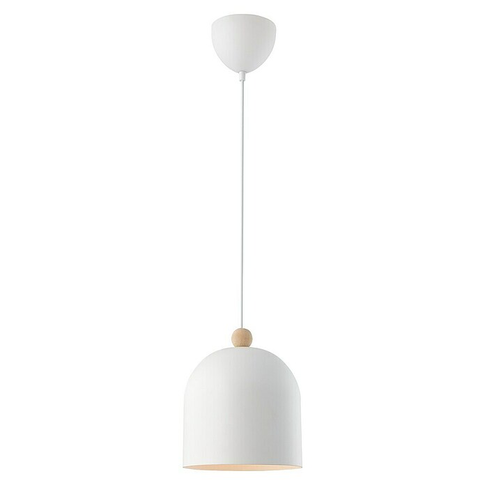 Nordlux Lámpara colgante redonda Gaston (40 W, Ø x Al: 20 x 200 cm, Blanco, E27) | BAUHAUS