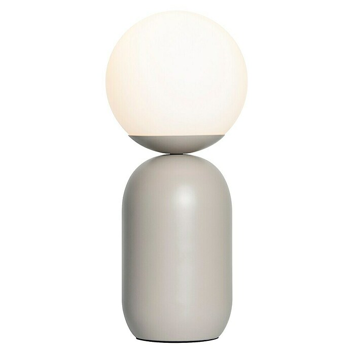 Nordlux Notti Tafellamp (Ø x h: 15 x 34,5 cm, Grijs, E14, 25 W) | BAUHAUS