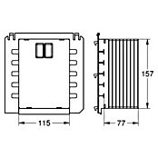 Grohe Rapid SL Revisionsschacht (7,7 x 11,5 x 15,7 cm)