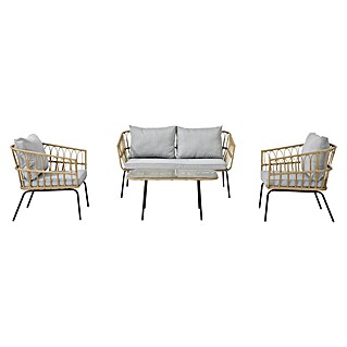 Gartenmöbel-Set (4 -tlg., Natur)