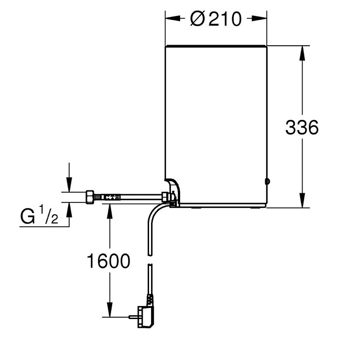 Grohe Boiler Red Größe M (4 l, Titan) | BAUHAUS