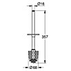 Grohe Selection Cube Ersatzbürste (Kunststoff, Chrom) | BAUHAUS