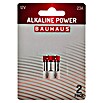 BAUHAUS Alkaline-Batterie POWER Spezialbatterie A23 (23A, Alkali-Mangan, Anzahl: 2 Stk.) | BAUHAUS
