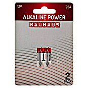 BAUHAUS Alkaline-Batterie POWER Spezialbatterie A23 (23A, Alkali-Mangan, Anzahl: 2 Stk.) | BAUHAUS