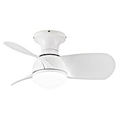 Cristal Record Ventilador de techo Sukhoi (Blanco, 64 cm, 25 W, Blanco cálido) | BAUHAUS