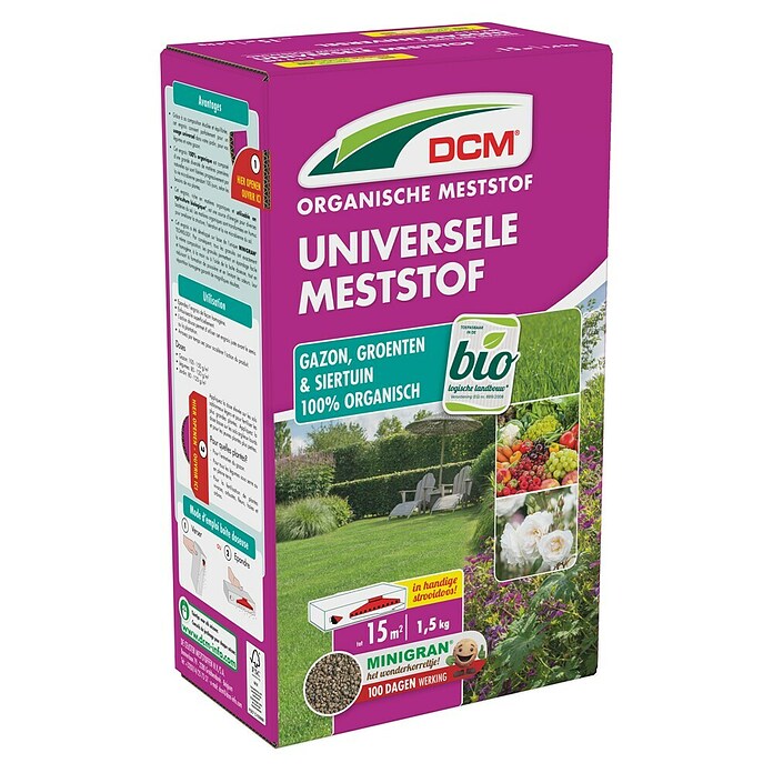 DCM Universele bio-mest (1,5 kg, Max toepassingsvlak: 15 m²) | BAUHAUS
