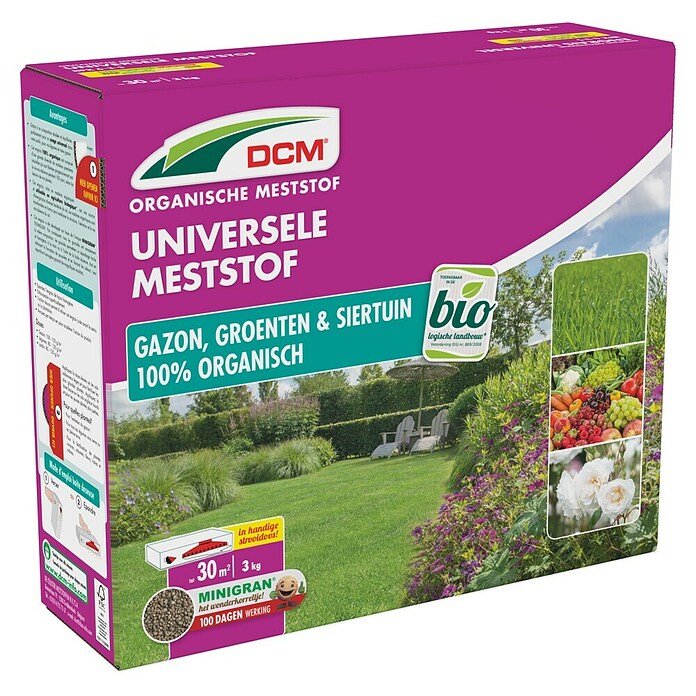 DCM Universele bio-mest (3 kg, Max toepassingsvlak: 30 m²) | BAUHAUS