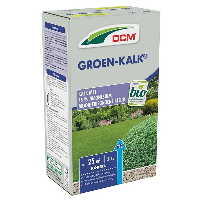 DCM Gazonkalk Groen-Kalk (2 kg, Max toepassingsvlak: 25 m²) | BAUHAUS