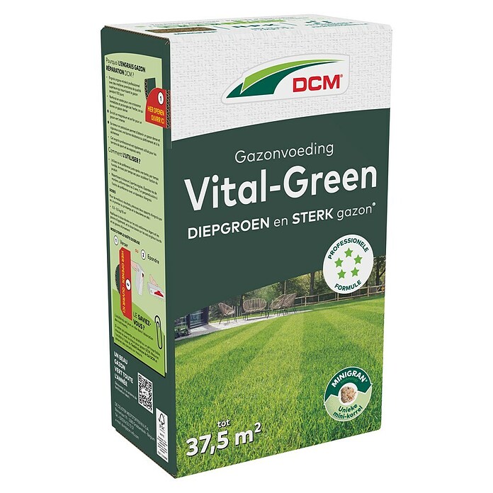 DCM Gazonmest Vital-Green (1,5 kg, Max toepassingsvlak: 37,5 m²) | BAUHAUS