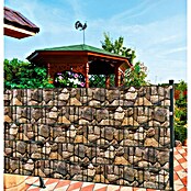 Floraworld Sichtschutzstreifen (L x H: 20,5 m x 19 cm, Bruchsteinoptik) | BAUHAUS