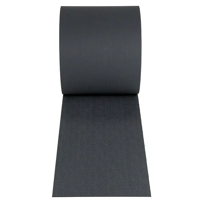 Floraworld Sichtschutzstreifen - 20,5 x 0,19 m, Anthrazit - Eine Rolle schwarzes Schleifpapier, das sich aufrollt. Ideal für DIY-Projekte, bei denen eine robuste Schleiffläche benötigt wird.