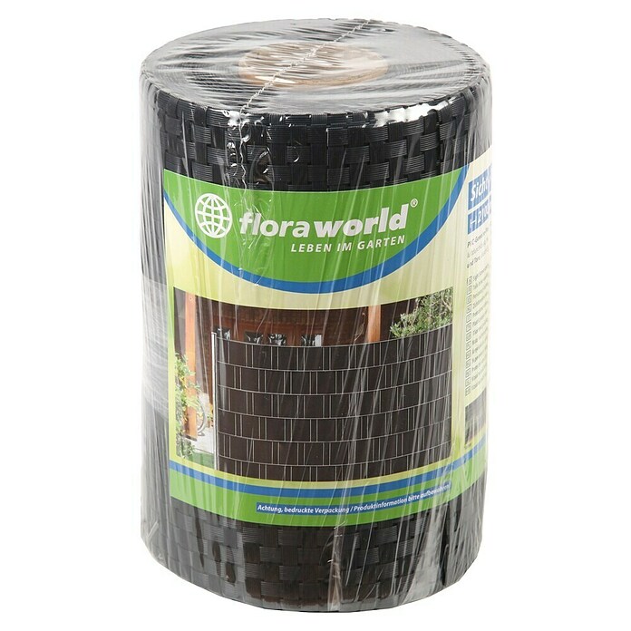 Floraworld Sichtschutzstreifen (L x H: 2,1 m x 19 cm, Anthrazit) | BAUHAUS