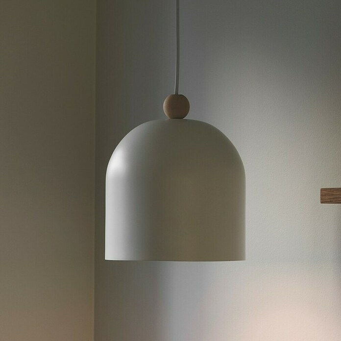 Nordlux Lámpara colgante redonda Gaston (40 W, Ø x Al: 20 x 200 cm, Blanco, E27) | BAUHAUS