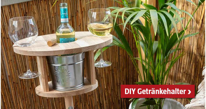 DIY Getränkehalter
