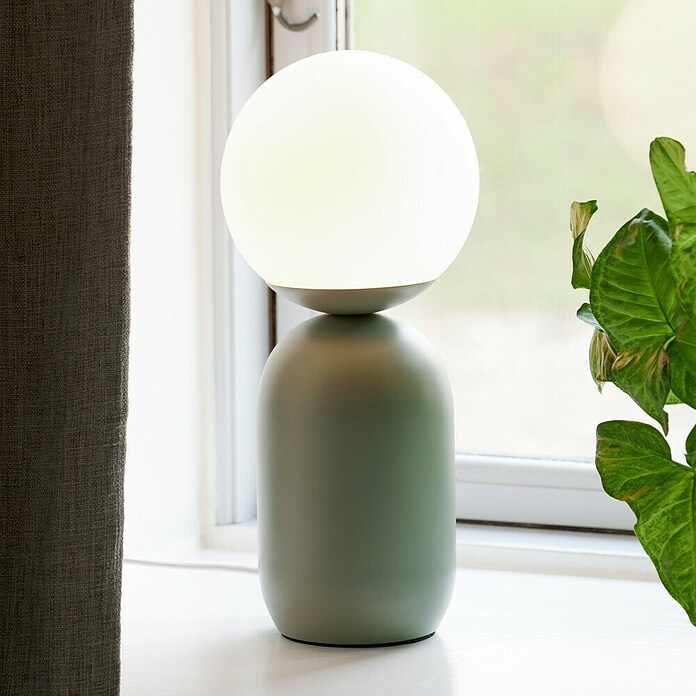 Nordlux Notti Tafellamp (Ø x h: 15 x 34,5 cm, Groen, E14, 25 W) | BAUHAUS