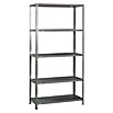 Simonrack Simonclassic Estantería metálica Comfort Plus (L x An x Al: 30 x 100 x 200 cm, Capacidad de carga: 100 kg/balda, Número de baldas: 5 ud., Gris)