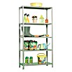 Simonrack Comfort Metallregal (L x B x H: 40 x 90 x 180 cm, Traglast: 100 kg/Boden, Anzahl Böden: 5 Stk., Grau)