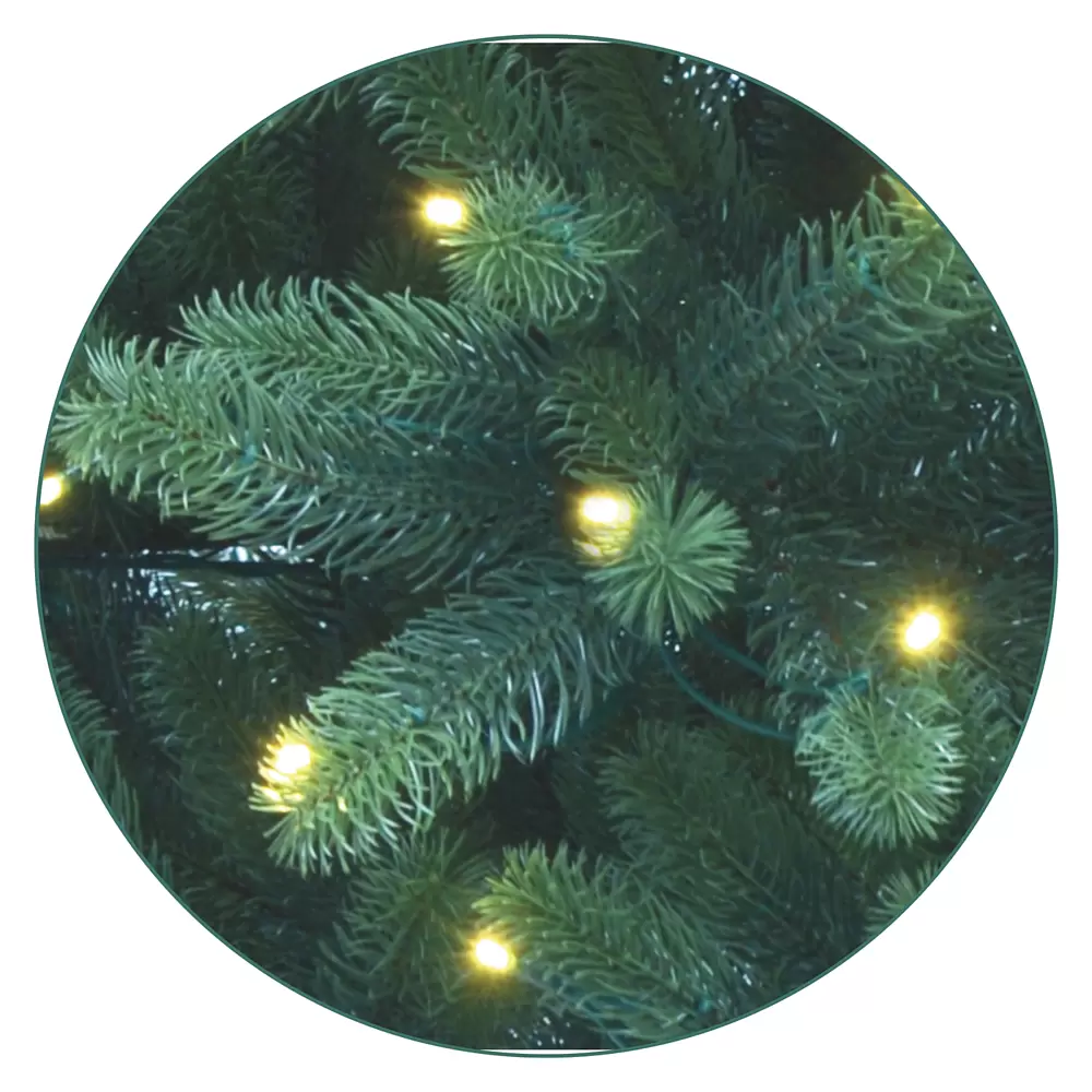Xenotec Knstlicher Weihnachtsbaum - Hhe: 210 cm, Grn, LED-Beleuchtung  online kaufen bei BAUHAUS