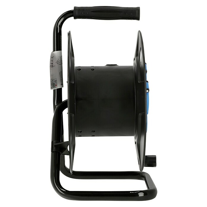 REV Leer-Kabeltrommel (Schwarz/Blau, IP44, Geeignet für: Kabel bis 50 m)