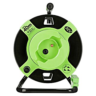 Leer-Kabeltrommel REV-576 (Kunststoff, Passend für Kabel: 40 m Kabel H05RR-F 3G1,5 mm² oder H07RN-F 3G1,5 mm², IP20)