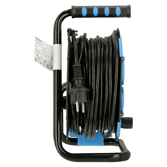 Kabeltrommel (4-fach, 25 m, Innen, H05VV-F3G1,5)