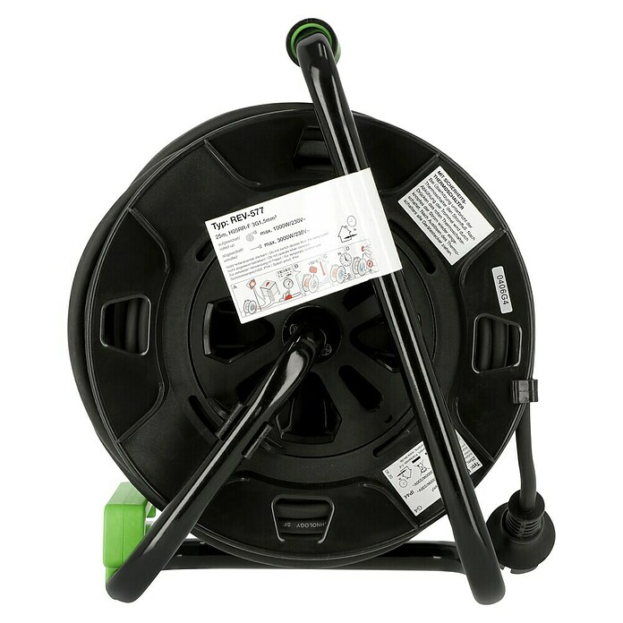 Kabelski boben  (Plastika, 25 m, H05RR-F, IP44) | 3236 - Kabeltrommeln aussen | CBDC - Kabeltrommeln | CBD - Verlängerungen, Tischsteckdosen, Kabelt | CB - Elektroinstallation | C - Elektro | BAUHAUS