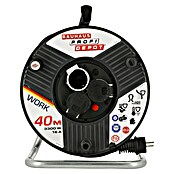 Profi Depot Produžni kabel na bubnju (3-struko, Duljina kabela: 40 m, 3.300 W)
