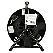 REV Leer-Kabeltrommel (Schwarz/Blau, IP44, Geeignet für: Kabel bis 50 m)