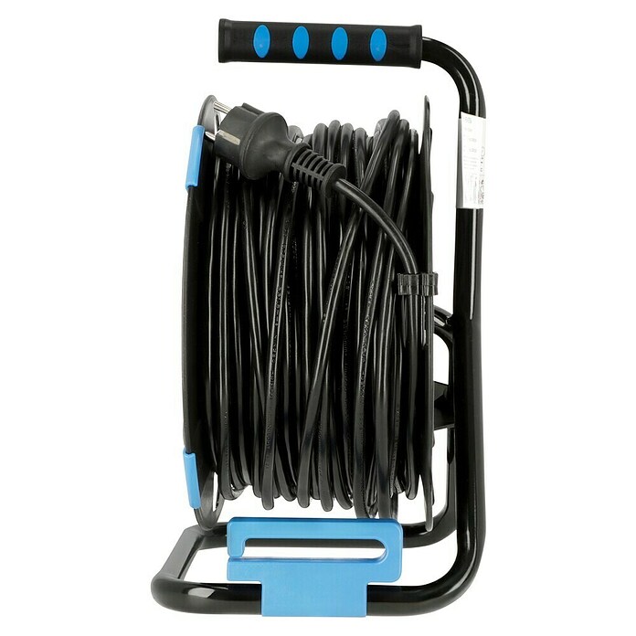 Kabeltrommel (4-fach, 50 m, Innen, H05VV-F3G1,5)