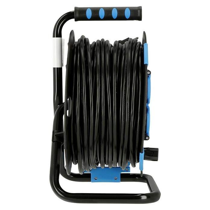 Kabeltrommel (4-fach, 50 m, Innen, H05VV-F3G1,5)