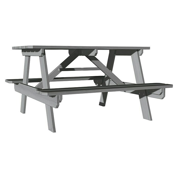 Soulet Kinder-Picknicktisch (L x B x H: 915 x 900 x 500 mm, Holz, Taupe) | BAUHAUS
