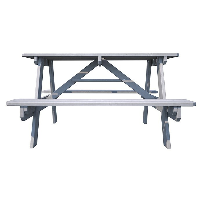 Soulet Kinder-Picknicktisch (L x B x H: 915 x 900 x 500 mm, Holz, Taupe) | BAUHAUS