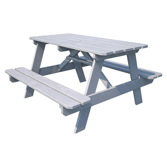 Soulet Kinder-Picknicktisch (L x B x H: 915 x 900 x 500 mm, Holz, Taupe) | BAUHAUS