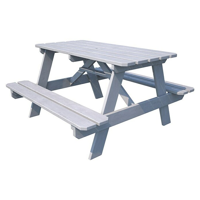 Soulet Kinder-Picknicktisch (L x B x H: 915 x 900 x 500 mm, Holz, Taupe) | BAUHAUS