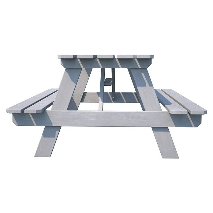 Soulet Kinder-Picknicktisch (L x B x H: 915 x 900 x 500 mm, Holz, Taupe) | BAUHAUS
