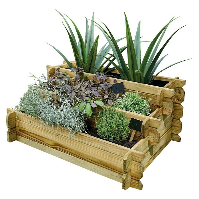 Soulet Hochbeet Angelic (60 x 80 x 36 cm, Holz, Natur) | BAUHAUS