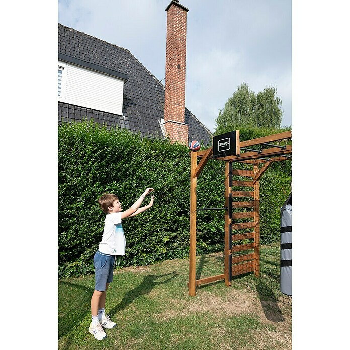 Soulet Kinderspielturm Olympic Odin (L x B x H: 216 x 153 x 209 cm, Braun) | BAUHAUS