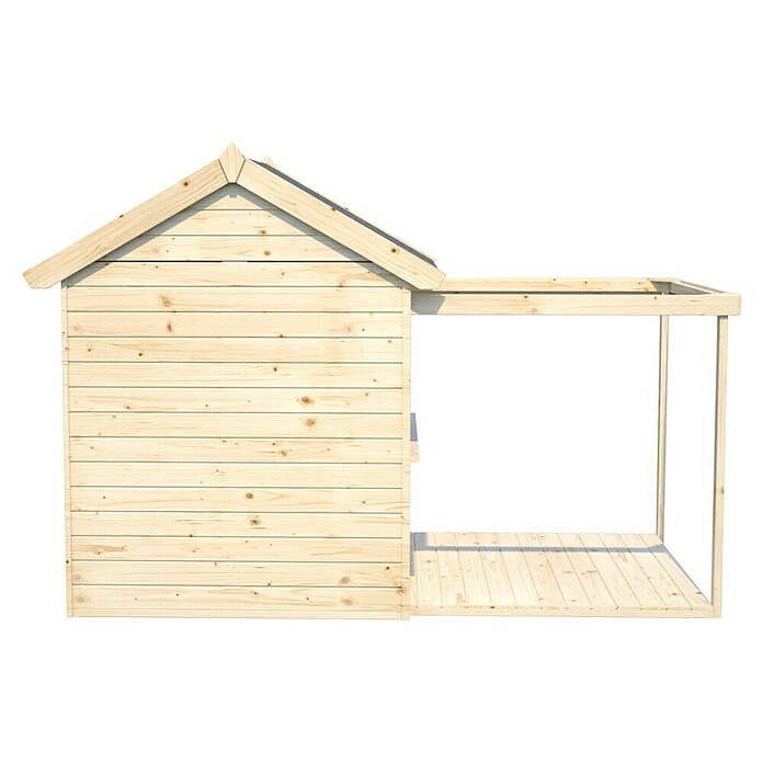 Soulet Spielhaus Epicerie (L x B x H: 245 x 128 x 165 cm, Holz, Natur) | BAUHAUS