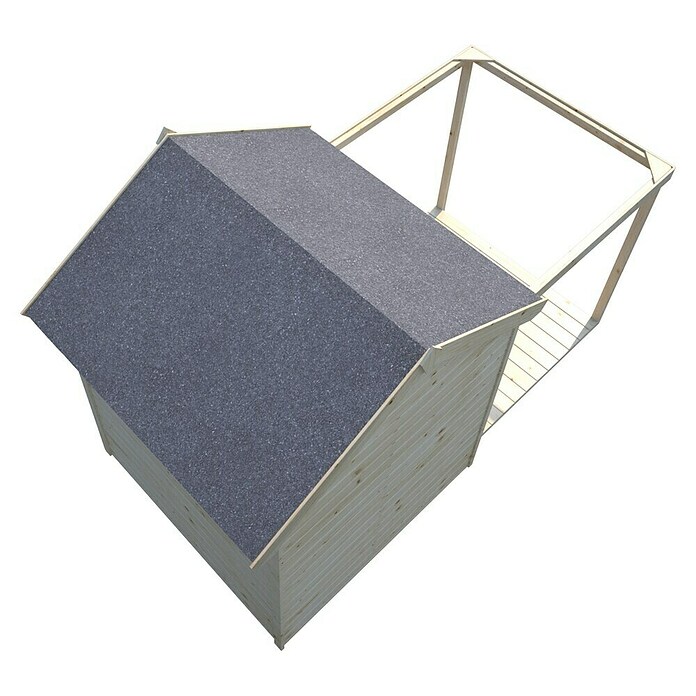 Soulet Spielhaus Epicerie (L x B x H: 245 x 128 x 165 cm, Holz, Natur) | BAUHAUS