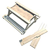 Soulet Kinder-Picknicktisch (mit integrierten Sandkasten, L x B x H: 915 x 900 x 500 mm, Holz) | BAUHAUS