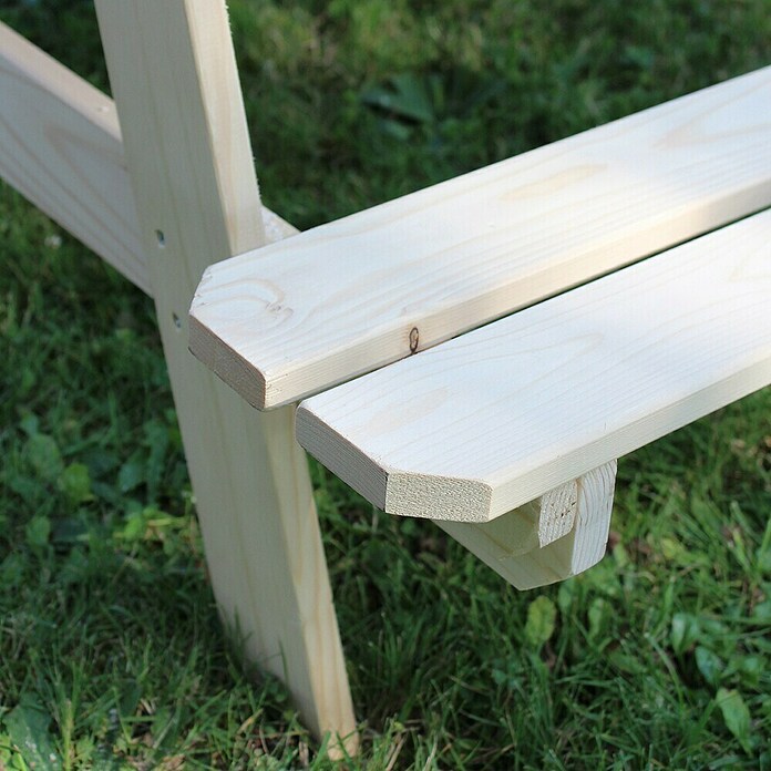 Soulet Kinder-Picknicktisch (mit integrierten Sandkasten, L x B x H: 915 x 900 x 500 mm, Holz) | BAUHAUS