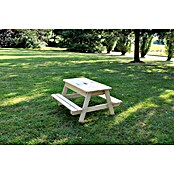 Soulet Kinder-Picknicktisch (mit integrierten Sandkasten, L x B x H: 915 x 900 x 500 mm, Holz) | BAUHAUS