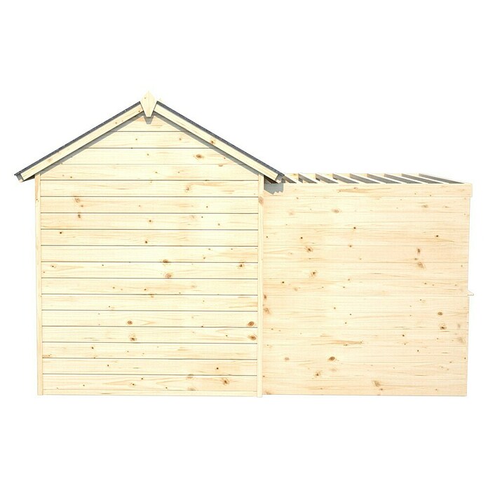 Soulet Spielhaus Alpaga (L x B x H: 240 x 128 x 163 cm, Holz, Natur) | BAUHAUS