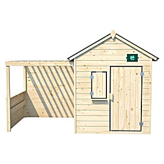 Soulet Spielhaus Alpaga (L x B x H: 240 x 128 x 163 cm, Holz, Natur)